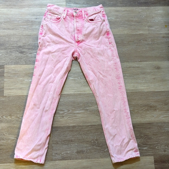 SOLD AGOLDE Riley High Rise Straight Crop in Potion - Size 25 - Picture 2 of 8